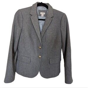 J. Crew wool blend gray blazer sz 4